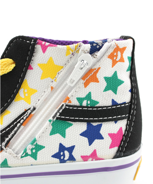 X-girl Stages（エックスガールステージス）の「XGS×VANS SK8 HI（スニーカー・キッズ・ホワイト・14cm/15cm/16cm/17cm/18cm）」の8枚目の写真