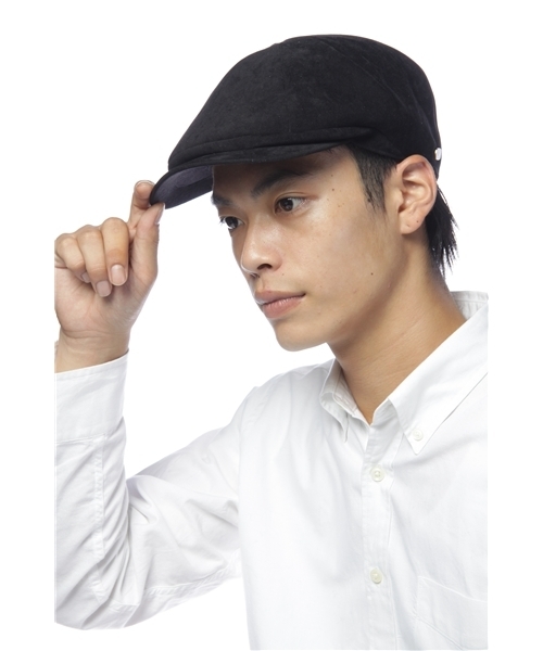 KANGOL(カンゴール)の「BRONER BR HUNTING(ハンチング/ベレー帽・メンズ・ブラック/グレー/ネイビー・フリー)」の9枚目の写真