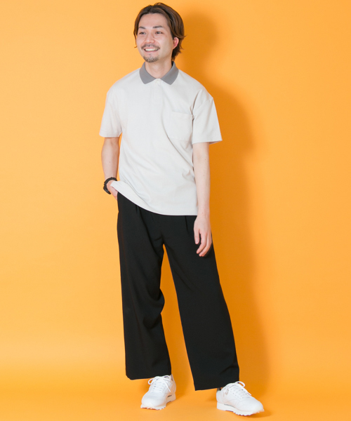 URBAN RESEARCH（アーバンリサーチ）の「UR PEトロピカルタックワイドパンツ（その他パンツ・メンズ・グレー/ブラック・LARGE/MEDIUM）」の18枚目の写真