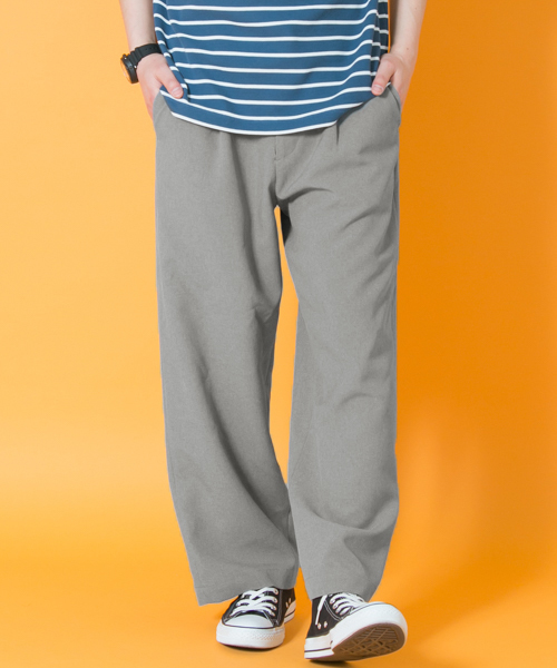 URBAN RESEARCH（アーバンリサーチ）の「UR PEトロピカルタックワイドパンツ（その他パンツ・メンズ・グレー/ブラック・LARGE/MEDIUM）」の17枚目の写真