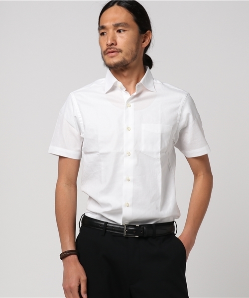 WILD LIFE TAILOR Adam et Rope'（ワイルドテーラーアダムエロペ　）の「【Wild Life Tailor】カラミドレスシャツ（シャツ/ブラウス・メンズ・ホワイト/サックスブルー/ブルー・S/M/L）」の3枚目の写真