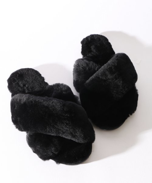 EMU Australia（エミューオーストラリア）の「【EMU/エミュ】EMU MAYBERRY/ファーサンダル#（サンダル・レディース・ピンク/ブラック/グレー・24/23/25）」の13枚目の写真