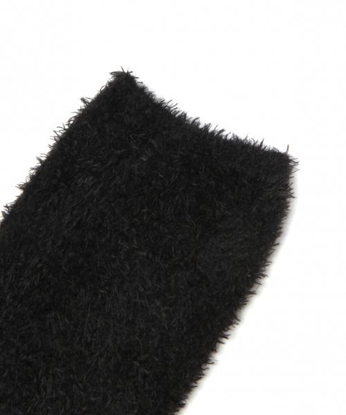 LEPSIM（レプシィム）の「フェザーキリカエソックス　766379（ソックス/靴下・レディース・ブラック/オフホワイト・ONE SIZE）」の3枚目の写真