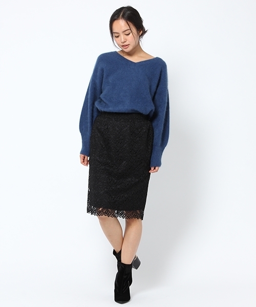 laboratory work（ラボラトリーワーク）の「【再入荷】裾スカラレーススカート（スカート・レディース・ブラック/ホワイト系その他/ホワイト/ブラック系その他・MEDIUM）」の16枚目の写真