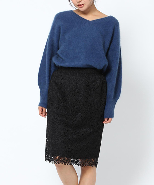 laboratory work（ラボラトリーワーク）の「【再入荷】裾スカラレーススカート（スカート・レディース・ブラック/ホワイト系その他/ホワイト/ブラック系その他・MEDIUM）」の14枚目の写真