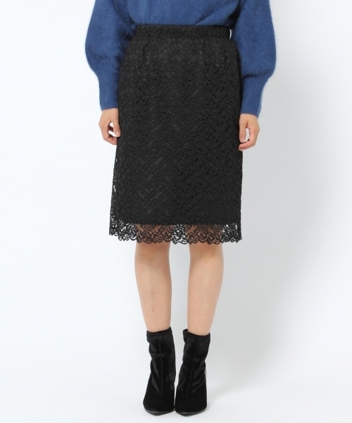 laboratory work（ラボラトリーワーク）の「【再入荷】裾スカラレーススカート（スカート・レディース・ブラック/ホワイト系その他/ホワイト/ブラック系その他・MEDIUM）」の13枚目の写真