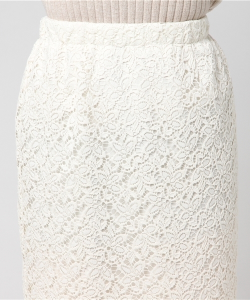 laboratory work（ラボラトリーワーク）の「【再入荷】裾スカラレーススカート（スカート・レディース・ブラック/ホワイト系その他/ホワイト/ブラック系その他・MEDIUM）」の8枚目の写真