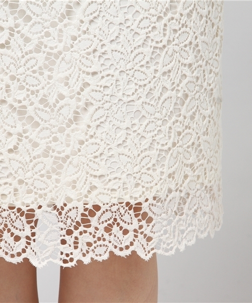 laboratory work（ラボラトリーワーク）の「【再入荷】裾スカラレーススカート（スカート・レディース・ブラック/ホワイト系その他/ホワイト/ブラック系その他・MEDIUM）」の9枚目の写真