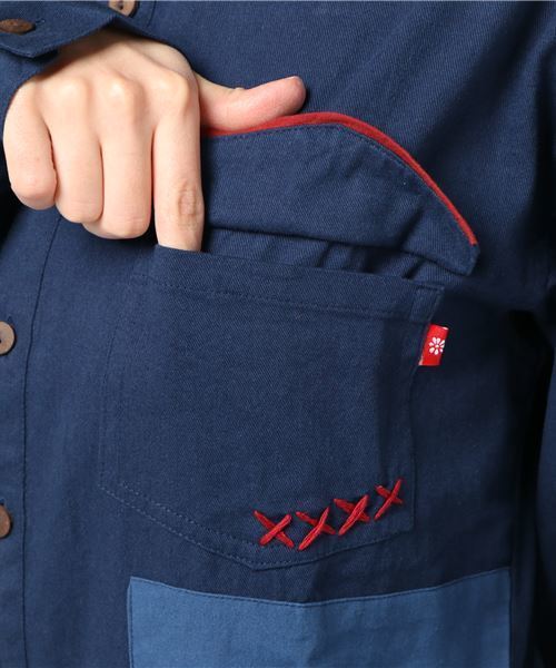 チャイハネ（チャイハネ）の「【チャイハネ】こぎん刺し風刺繍