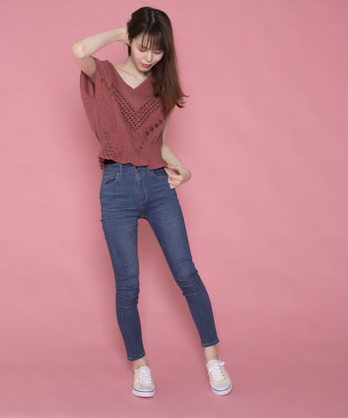 lala Born(ララボーン)の「lala born/ローンアイレット切替ブラウス(シャツ/ブラウス・レディース・その他/ベージュ/テラコッタ/キャメル/イエロー・FREE)」の6枚目の写真