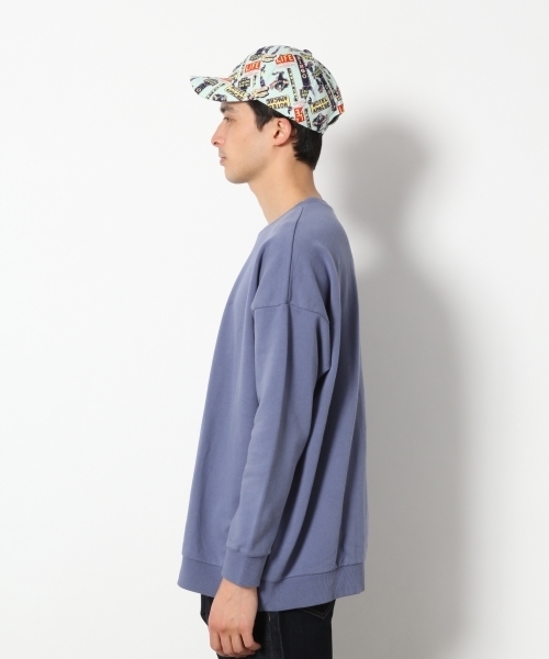 RAGEBLUE(レイジブルー)の「裏毛BIGシルエットスウェットクルー/782804(スウェット・メンズ・ホワイト/ライトブルー/ピンク/グリーン/ベージュ・SMALL/MEDIUM/LARGE)」の6枚目の写真