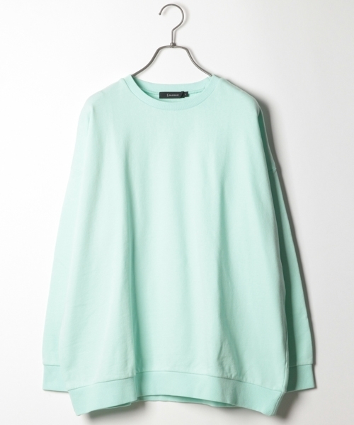 RAGEBLUE(レイジブルー)の「裏毛BIGシルエットスウェットクルー/782804(スウェット・メンズ・ホワイト/ライトブルー/ピンク/グリーン/ベージュ・SMALL/MEDIUM/LARGE)」の17枚目の写真