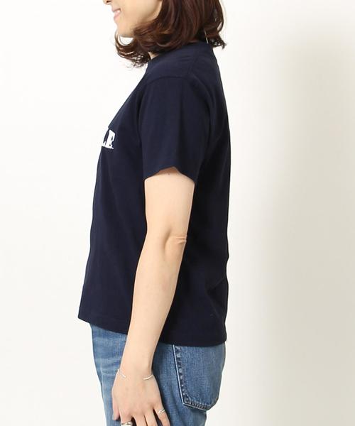 coen（コーエン）の「USAコットンカレッジTシャツ（Tシャツ/カットソー・レディース・ホワイト/グレー/ネイビー・MEDIUM/LARGE）」の6枚目の写真