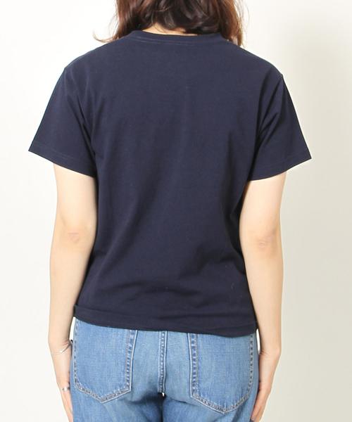 coen（コーエン）の「USAコットンカレッジTシャツ（Tシャツ/カットソー・レディース・ホワイト/グレー/ネイビー・MEDIUM/LARGE）」の5枚目の写真