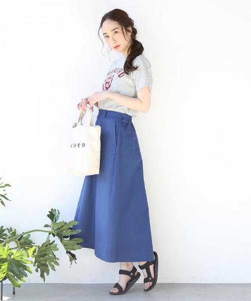 coen（コーエン）の「USAコットンカレッジTシャツ（Tシャツ/カットソー・レディース・ホワイト/グレー/ネイビー・MEDIUM/LARGE）」の21枚目の写真