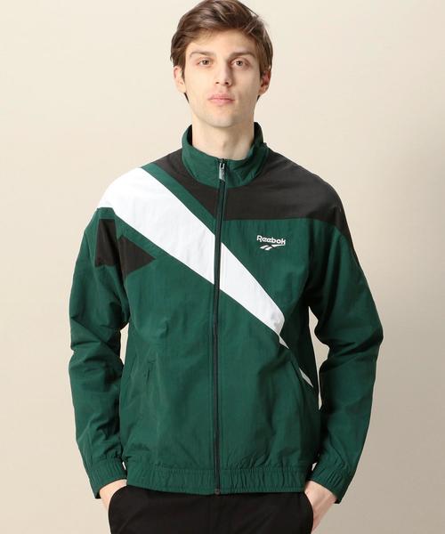 Reebok（リーボック）の「＜Reebok CLASSIC（リーボック）＞ VECTOR TRACK TOP JACKET/ジャケット ◆（ナイロンジャケット・メンズ・ブラック/ケリー/ネイビー・LARGE/MEDIUM/O）」の3枚目の写真