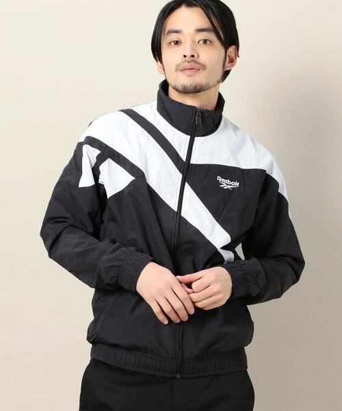 Reebok（リーボック）の「＜Reebok CLASSIC（リーボック）＞ VECTOR TRACK TOP JACKET/ジャケット ◆（ナイロンジャケット・メンズ・ブラック/ケリー/ネイビー・LARGE/MEDIUM/O）」の2枚目の写真