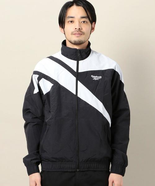 Reebok（リーボック）の「＜Reebok CLASSIC（リーボック）＞ VECTOR TRACK TOP JACKET/ジャケット ◆（ナイロンジャケット・メンズ・ブラック/ケリー/ネイビー・LARGE/MEDIUM/O）」の9枚目の写真