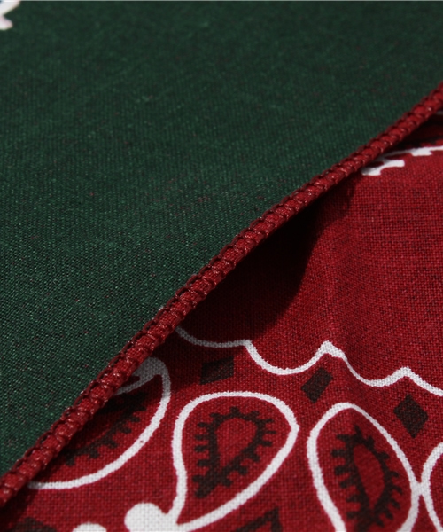 Another Edition(アナザーエディション)の「B/C REV BANDANA(バンダナ/スカーフ・レディース・ロイヤルブルー/ワインレッド/ネイビー・フリー)」の7枚目の写真