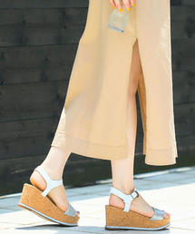 ODETTE E ODILE | OFC アクセントラインウェッジ サンダル70(サンダル)