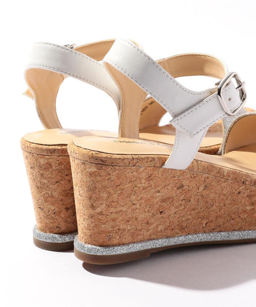 ODETTE E ODILE（オデットエオディール）の「OFC アクセントラインウェッジ サンダル70（サンダル・レディース・シルバー/イエロー/ベージュ/ブラック/オリーブ・37/35/36）」の17枚目の写真