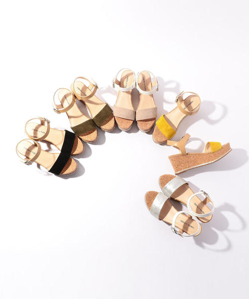 ODETTE E ODILE（オデットエオディール）の「OFC アクセントラインウェッジ サンダル70（サンダル・レディース・シルバー/イエロー/ベージュ/ブラック/オリーブ・37/35/36）」の18枚目の写真