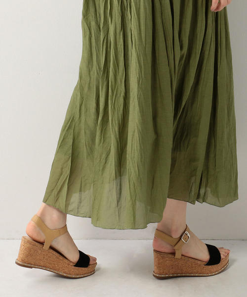 ODETTE E ODILE（オデットエオディール）の「OFC アクセントラインウェッジ サンダル70（サンダル・レディース・シルバー/イエロー/ベージュ/ブラック/オリーブ・37/35/36）」の20枚目の写真