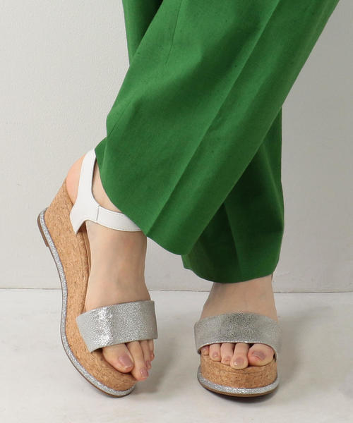 ODETTE E ODILE（オデットエオディール）の「OFC アクセントラインウェッジ サンダル70（サンダル・レディース・シルバー/イエロー/ベージュ/ブラック/オリーブ・37/35/36）」の22枚目の写真