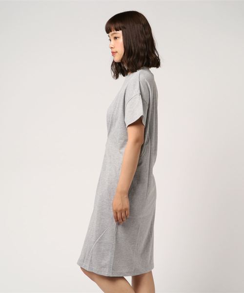 AMERICAN HOLIC（アメリカンホリック）の「・ウエストベルト付ワンピース（ワンピース・レディース・サックスブルー/ライトカーキ/ブラック/杢グレー・FREE）」の5枚目の写真