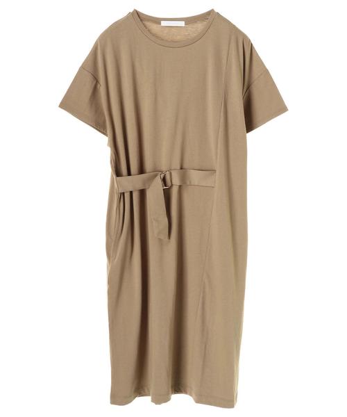 AMERICAN HOLIC（アメリカンホリック）の「・ウエストベルト付ワンピース（ワンピース・レディース・サックスブルー/ライトカーキ/ブラック/杢グレー・FREE）」の9枚目の写真