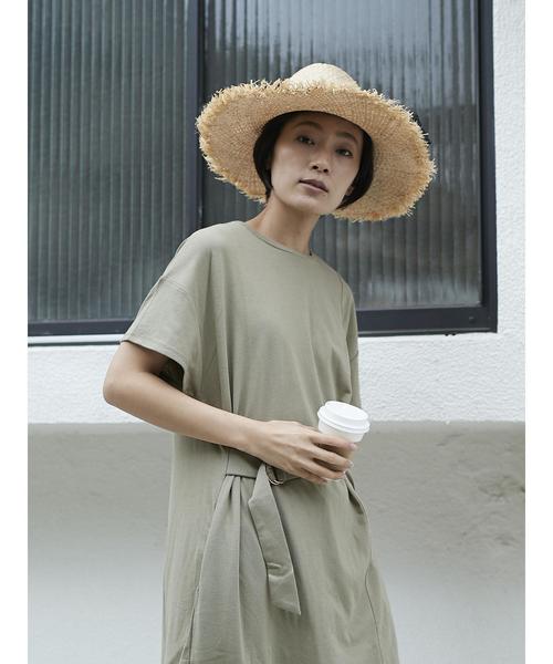 AMERICAN HOLIC（アメリカンホリック）の「・ウエストベルト付ワンピース（ワンピース・レディース・サックスブルー/ライトカーキ/ブラック/杢グレー・FREE）」の11枚目の写真