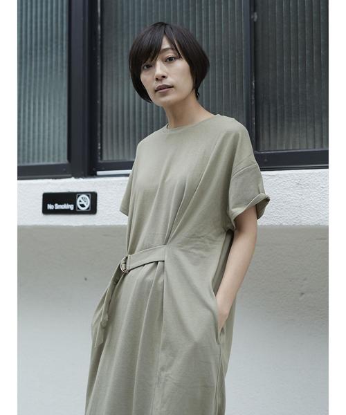 AMERICAN HOLIC（アメリカンホリック）の「・ウエストベルト付ワンピース（ワンピース・レディース・サックスブルー/ライトカーキ/ブラック/杢グレー・FREE）」の12枚目の写真