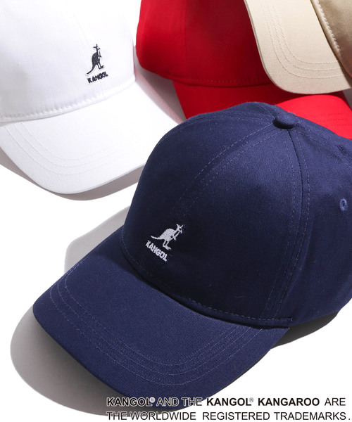 KANGOL（カンゴール）の「∴WEGO/KANGOL別注LOWキャップ（キャップ・メンズ・ネイビー/レッド/ベージュ/ホワイト/ブラック・FREE）」の5枚目の写真