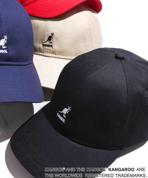 KANGOL（カンゴール）の「∴WEGO/KANGOL別注LOWキャップ（キャップ・メンズ・ネイビー/レッド/ベージュ/ホワイト/ブラック・FREE）」の3枚目の写真