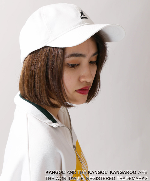 KANGOL（カンゴール）の「∴WEGO/KANGOL別注LOWキャップ（キャップ・メンズ・ネイビー/レッド/ベージュ/ホワイト/ブラック・FREE）」の6枚目の写真