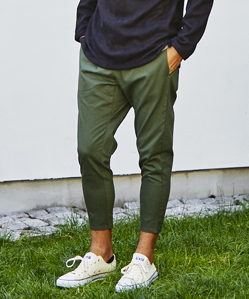 CAMBIO�i�J���r�I�j�́ump6317 - Stretch Saruel Tight Tapered Pants�@�p���c�i�p���c�j�v�b�I���[�u