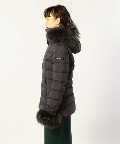 【希少デザイン】タトラス ダウンジャケット リタ ノーリーズ別注 ラクーンファー 希少 タトラス ノーリーズ 別注 ダウンジャケット RITA ラクーンファー