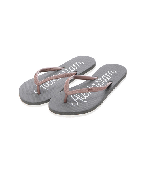 ALEXIA STAM（アリシアスタン）の「HAYN x ALEXIA STAM Flip-Flops/ビーチサンダル（サンダル・レディース・チャコールグレー/カーキ・24/25/26）」の3枚目の写真