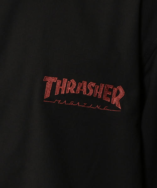 THRASHER(スラッシャー)の「【別注】 <THRASHER> COACH JACKET/コーチジャケット(ブルゾン・メンズ・ブラック/オリーブ・SMALL/MEDIUM/LARGE)」の6枚目の写真