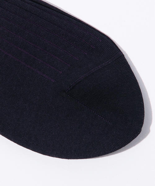 BRILLA per il gusto(ブリッラペルイルグースト)の「Brilla per il gusto / 2トーン リブ ロングホーズ(ソックス/靴下・メンズ・パープル/ブラック/ダークブラウン/ダークグリーン/ブラック系その他/ブルー系その他/ブルー/インディゴブルー/グレー/グリーン系その他4/レッド系その他7・ONE SIZE)」の21枚目の写真