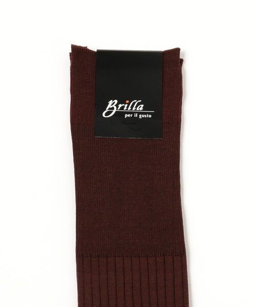 BRILLA per il gusto(ブリッラペルイルグースト)の「Brilla per il gusto / 2トーン リブ ロングホーズ(ソックス/靴下・メンズ・パープル/ブラック/ダークブラウン/ダークグリーン/ブラック系その他/ブルー系その他/ブルー/インディゴブルー/グレー/グリーン系その他4/レッド系その他7・ONE SIZE)」の17枚目の写真