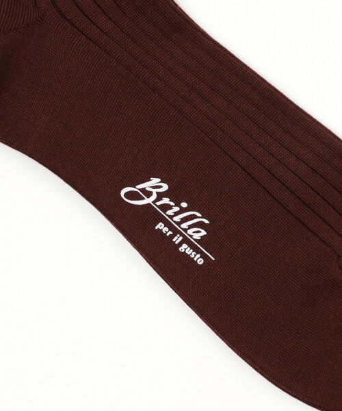 BRILLA per il gusto(ブリッラペルイルグースト)の「Brilla per il gusto / 2トーン リブ ロングホーズ(ソックス/靴下・メンズ・パープル/ブラック/ダークブラウン/ダークグリーン/ブラック系その他/ブルー系その他/ブルー/インディゴブルー/グレー/グリーン系その他4/レッド系その他7・ONE SIZE)」の15枚目の写真