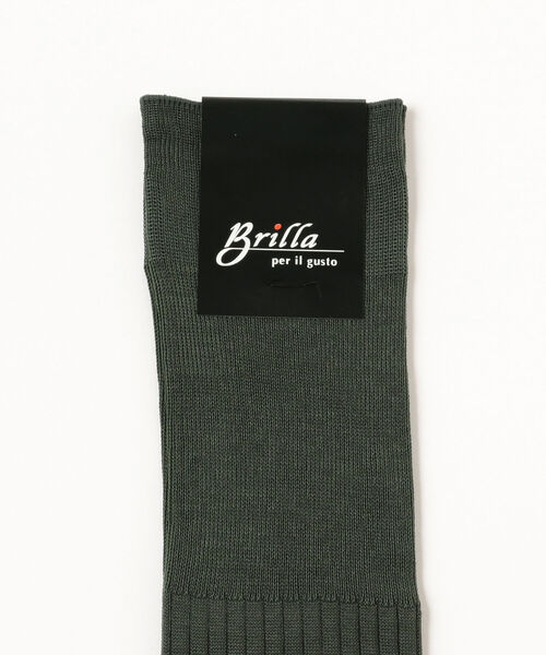 BRILLA per il gusto(ブリッラペルイルグースト)の「Brilla per il gusto / 2トーン リブ ロングホーズ(ソックス/靴下・メンズ・パープル/ブラック/ダークブラウン/ダークグリーン/ブラック系その他/ブルー系その他/ブルー/インディゴブルー/グレー/グリーン系その他4/レッド系その他7・ONE SIZE)」の14枚目の写真