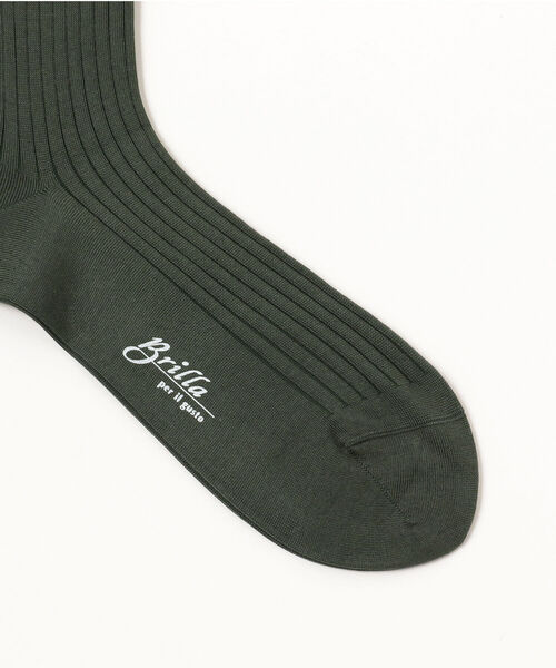 BRILLA per il gusto(ブリッラペルイルグースト)の「Brilla per il gusto / 2トーン リブ ロングホーズ(ソックス/靴下・メンズ・パープル/ブラック/ダークブラウン/ダークグリーン/ブラック系その他/ブルー系その他/ブルー/インディゴブルー/グレー/グリーン系その他4/レッド系その他7・ONE SIZE)」の13枚目の写真