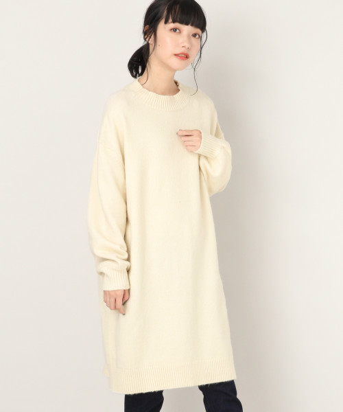 LOWRYS FARM(ローリーズファーム)の「モチモチニットワンピ 806874(ワンピース・レディース・ブラック/グレー/レッド/アイボリー・FREE)」の2枚目の写真