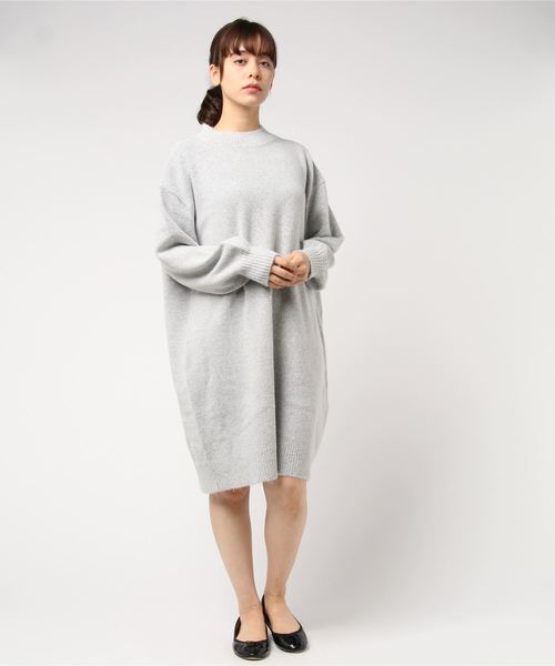 LOWRYS FARM(ローリーズファーム)の「モチモチニットワンピ 806874(ワンピース・レディース・ブラック/グレー/レッド/アイボリー・FREE)」の13枚目の写真