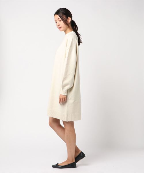 LOWRYS FARM(ローリーズファーム)の「モチモチニットワンピ 806874(ワンピース・レディース・ブラック/グレー/レッド/アイボリー・FREE)」の5枚目の写真