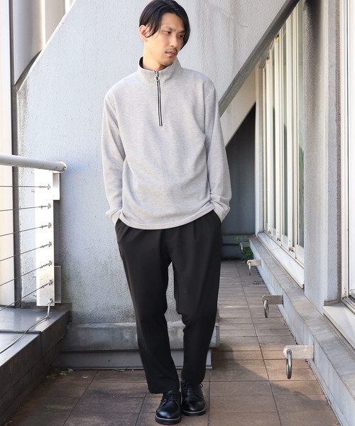 Confirm（コンファーム）の「Confirm / コンファーム サカリバハーフZIPカットソー（Tシャツ/カットソー・メンズ・ホワイト/ブラック/グレー・M/L）」の9枚目の写真