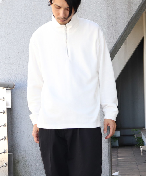 Confirm（コンファーム）の「Confirm / コンファーム サカリバハーフZIPカットソー（Tシャツ/カットソー・メンズ・ホワイト/ブラック/グレー・M/L）」の10枚目の写真