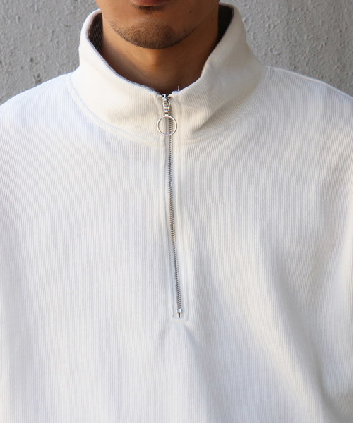 Confirm（コンファーム）の「Confirm / コンファーム サカリバハーフZIPカットソー（Tシャツ/カットソー・メンズ・ホワイト/ブラック/グレー・M/L）」の13枚目の写真